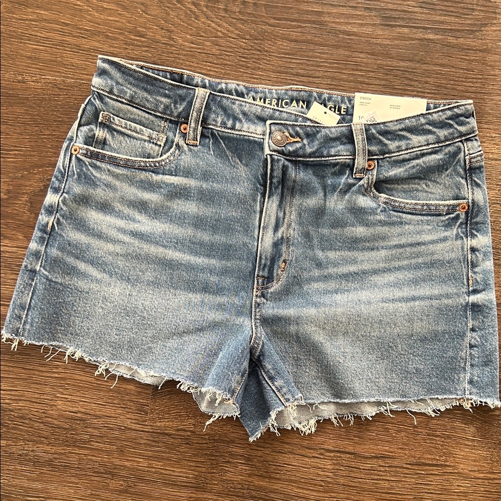 American Eagle Outfitters Women's Light Blue Jean Shorts